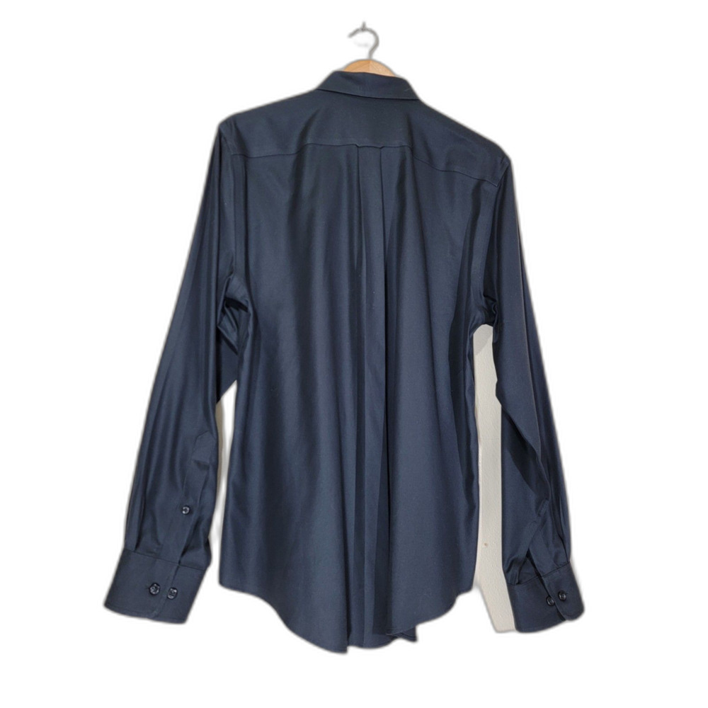 Pronto Uomo Men's Modern Fit Black Dress Shirt - 16 - 34/35 - Picture 2 of 7